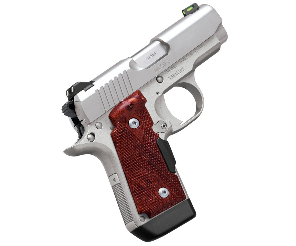 Pistolet Kimber Micro 9 Stainless Rosewood LG