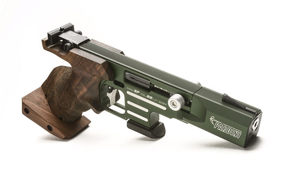 Pistolet Pardini SP HI-TECH GREEN (chwyt M) kal. 22LR