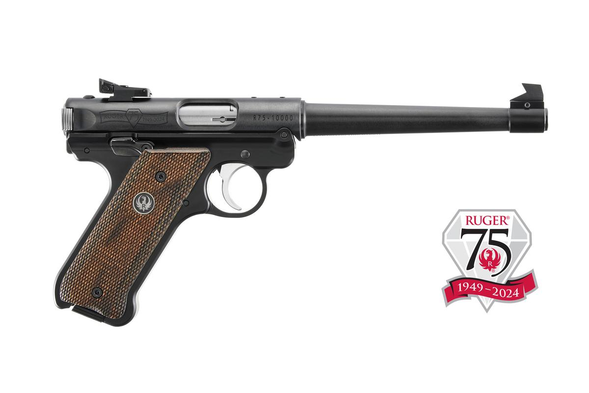 Pistolet Ruger Mark IV Target 75th Anniversary kal. 22LR