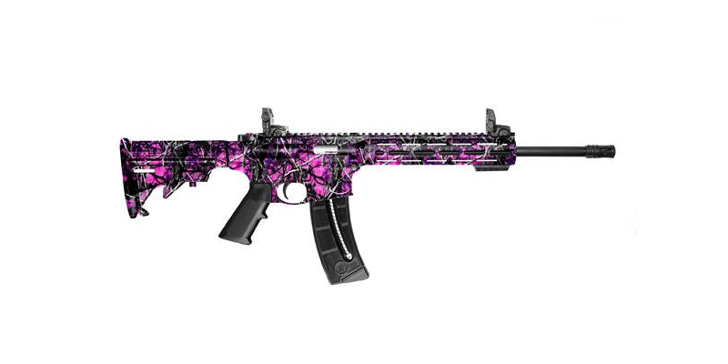 Karabin Smith & Wesson MP15-22 MUDDY GIRL CAMO