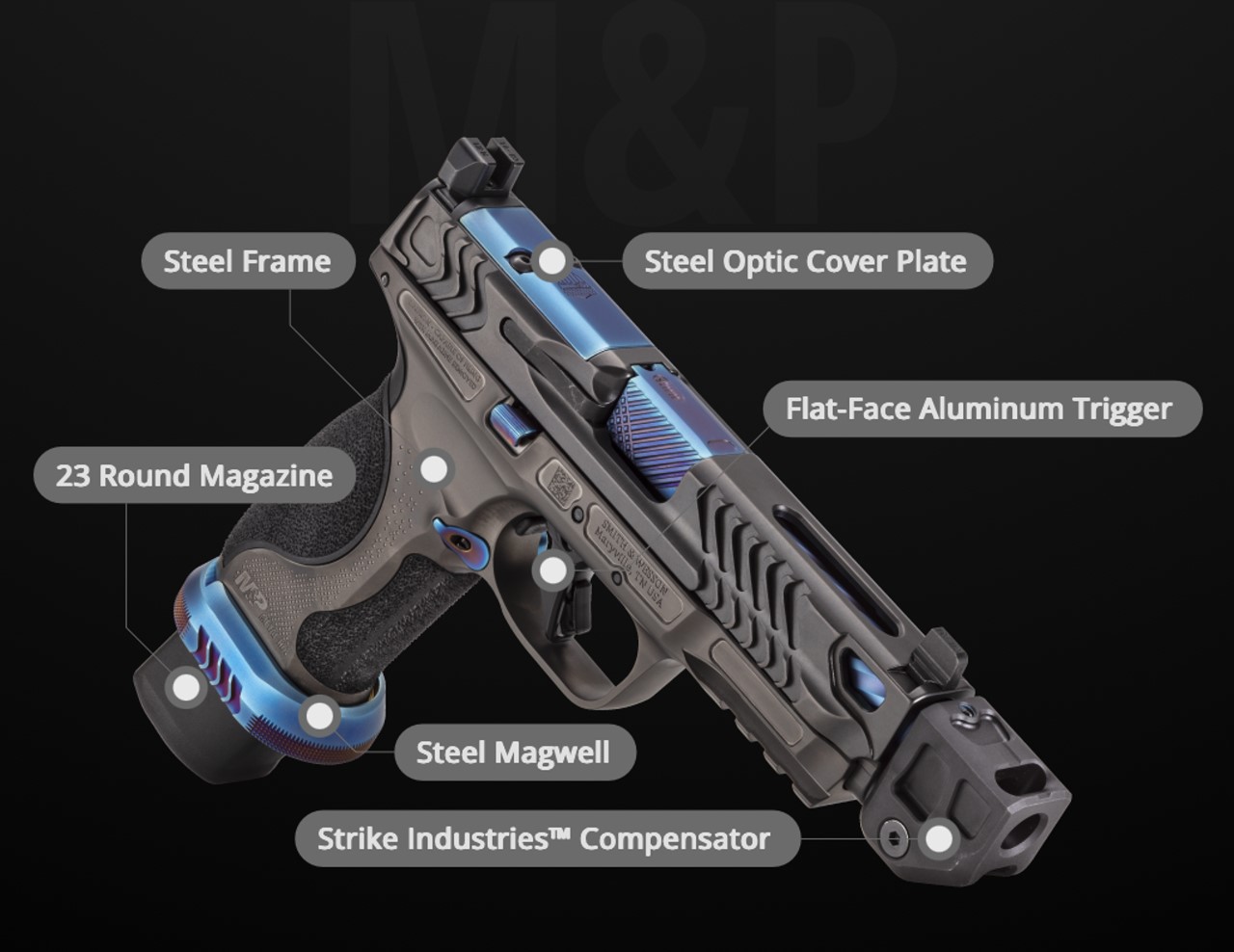 Pistolet S&W Special Series V M&P9 M2.0 Metal Limited Edition 9x19 mm