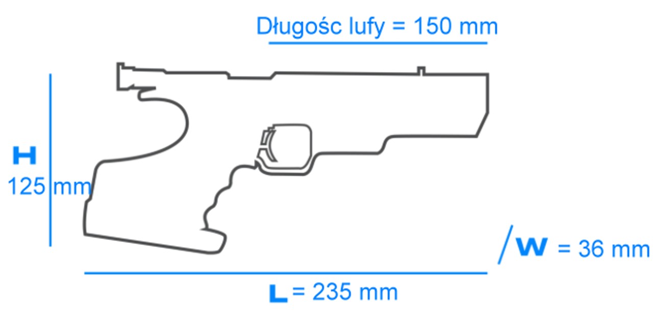 Pistolet Walther CSP Classic 22LR