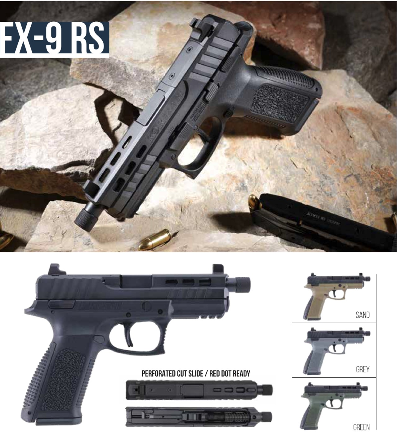 Pistolet AHSS FXS-9 KOR RS