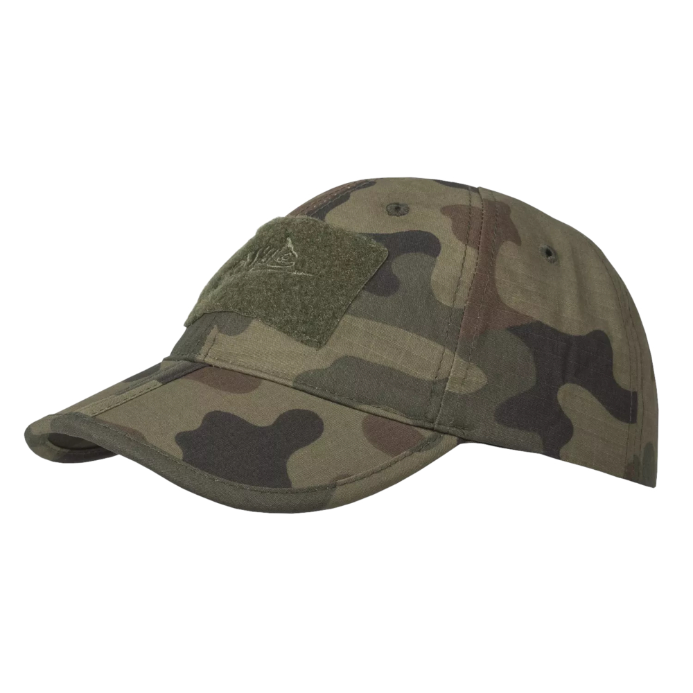 Czapka Helikon Tex Baseball FOLDING PolyCotton; PL Woodland