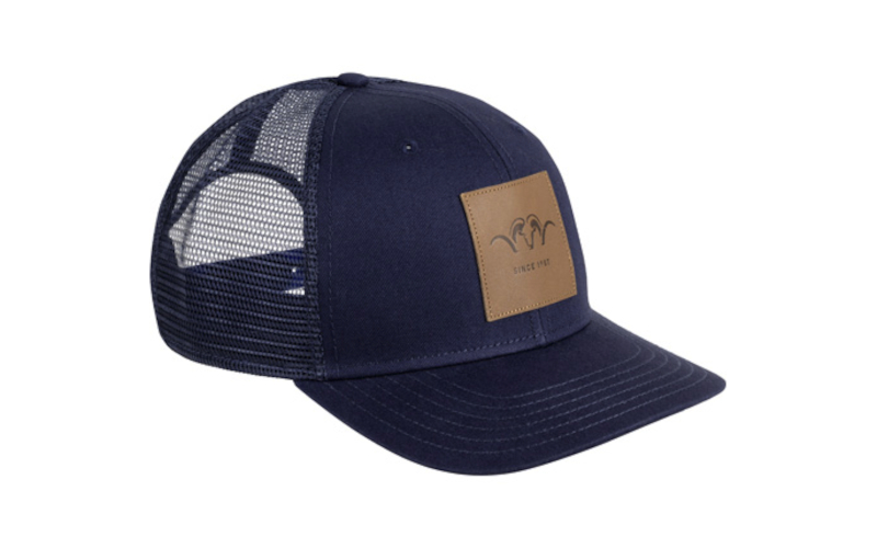 Czapka z daszkiem Blaser Leather Badge Cap Dark Blue