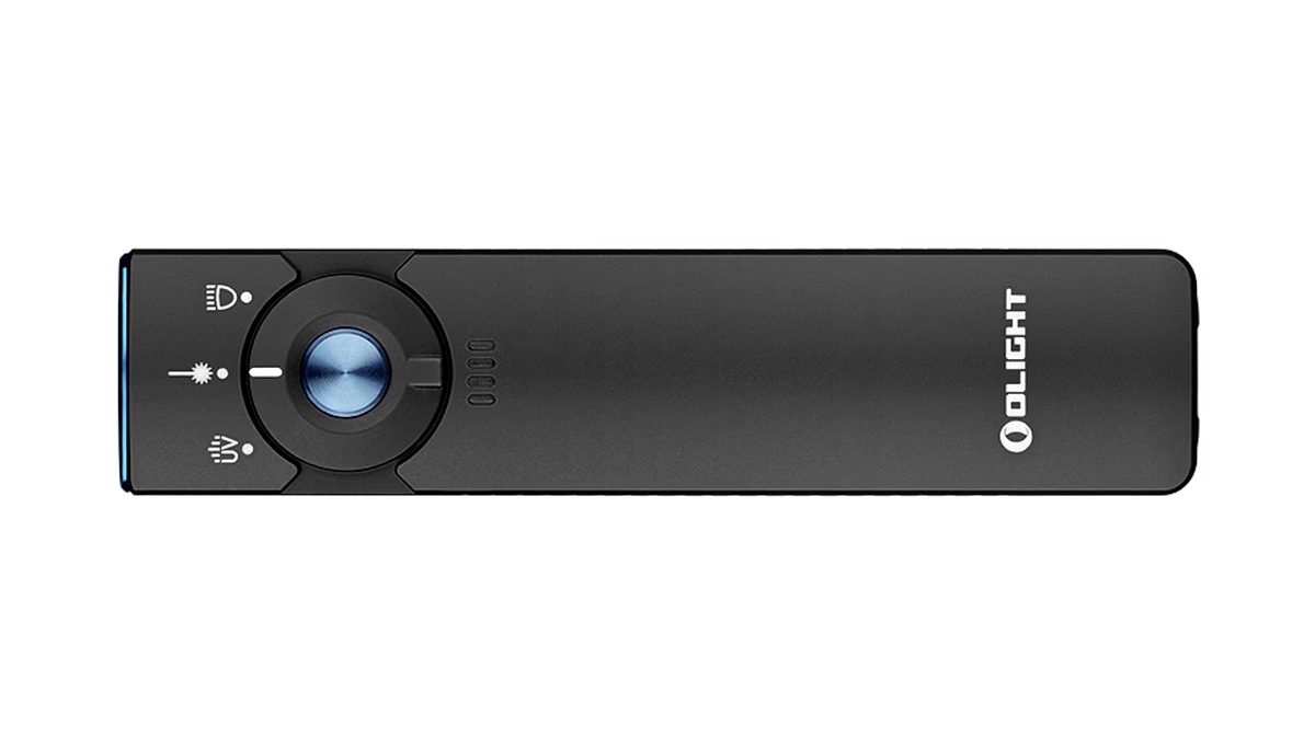 Latarka Olight ARKFELD PRO Black; z laserem; z lampą UV; 1300 lumenów