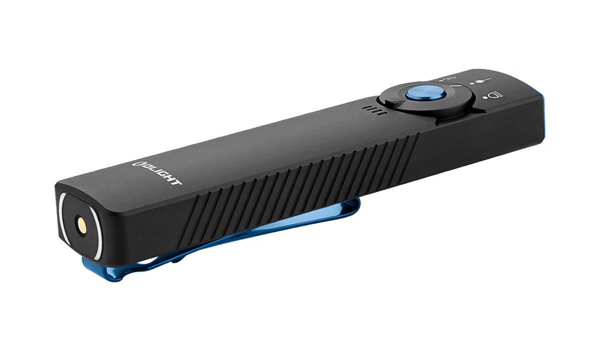 Latarka Olight ARKFELD PRO Black; z laserem; z lampą UV; 1300 lumenów