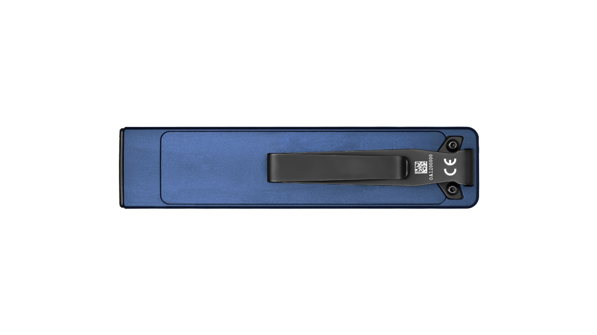 Latarka Olight ARKFELD ULTRA UV Cool Navy Blue; z laserem; z lampą UV; 1400 lumenów
