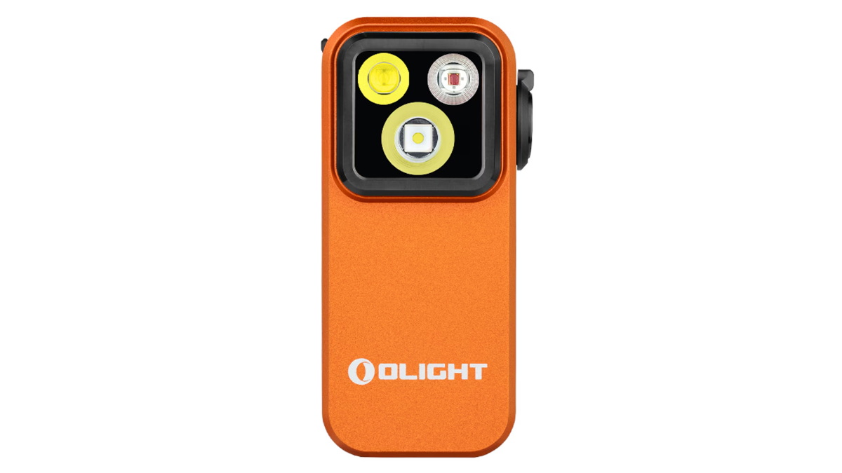 Latarka Olight Oclip Pro Orange; 500 lumenów