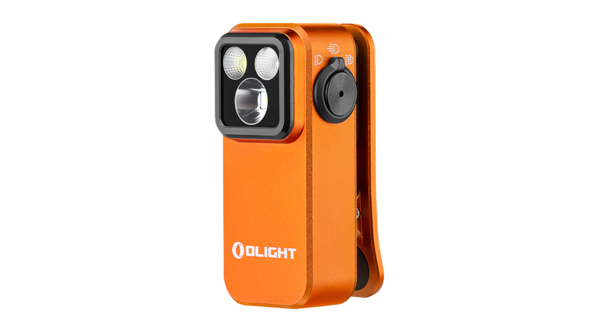 Latarka Olight Oclip Pro Orange; 500 lumenów