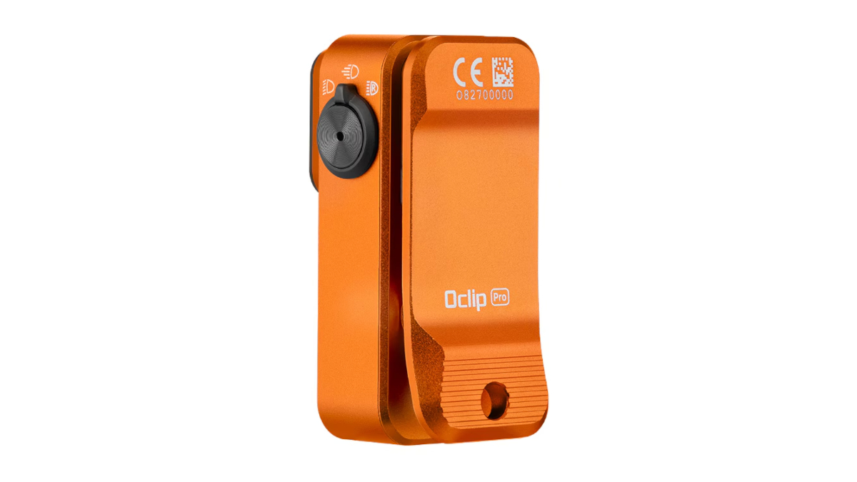 Latarka Olight Oclip Pro Orange; 500 lumenów