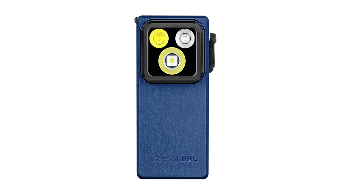 Latarka Olight Oclip Ultra Navy Blue; 530 lumenów