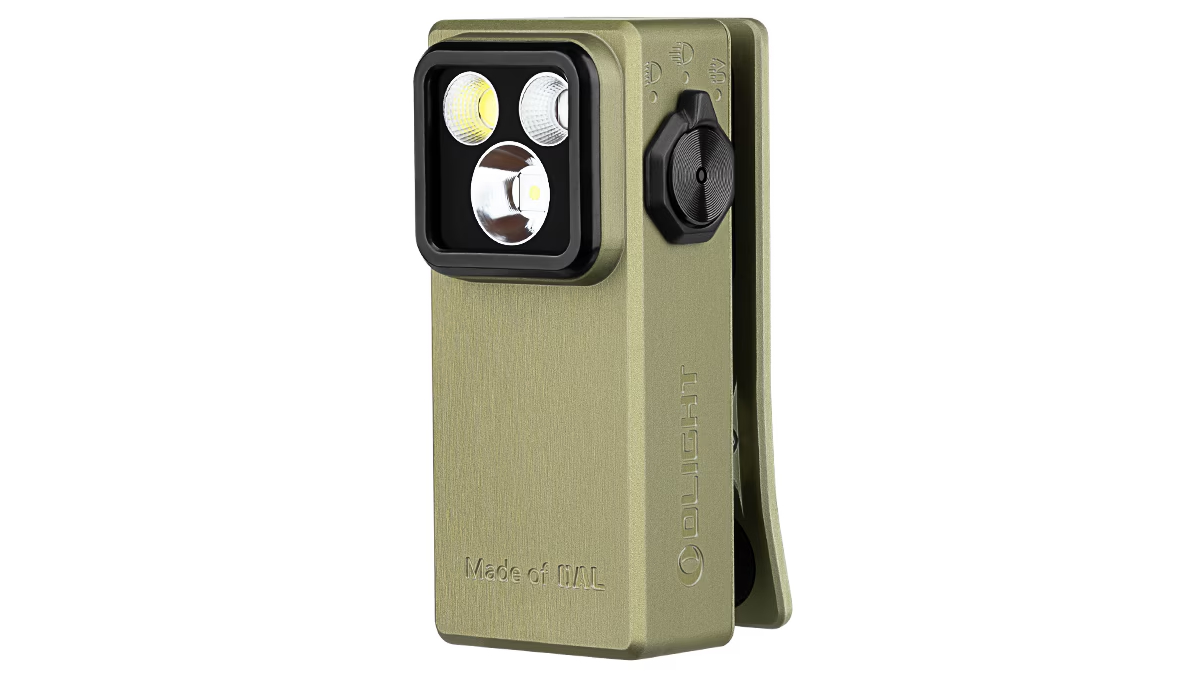 Latarka Olight Oclip Ultra Olive Green; 530 lumenów
