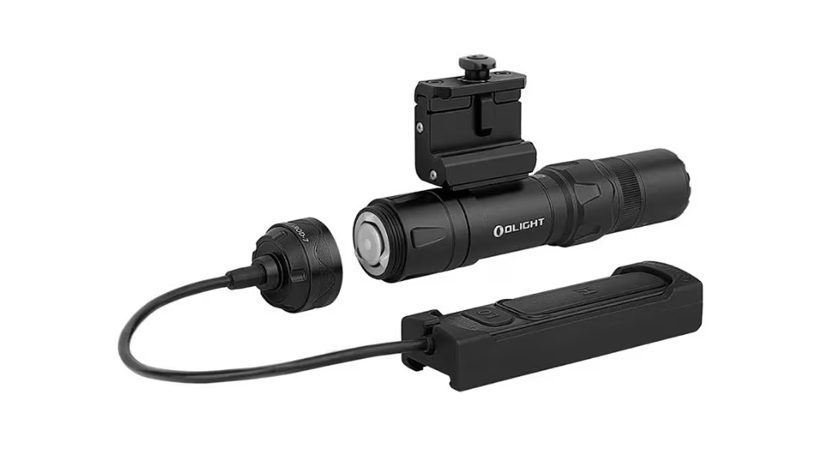 Latarka Olight ODIN GL Mini z montażem; do karabinu; 1000 lumenów; Green Laser