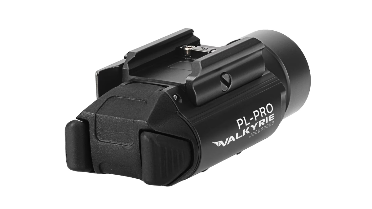 Latarka Olight PL-PRO VALKYRIE Black; do pistoletu; 1500 lumenów