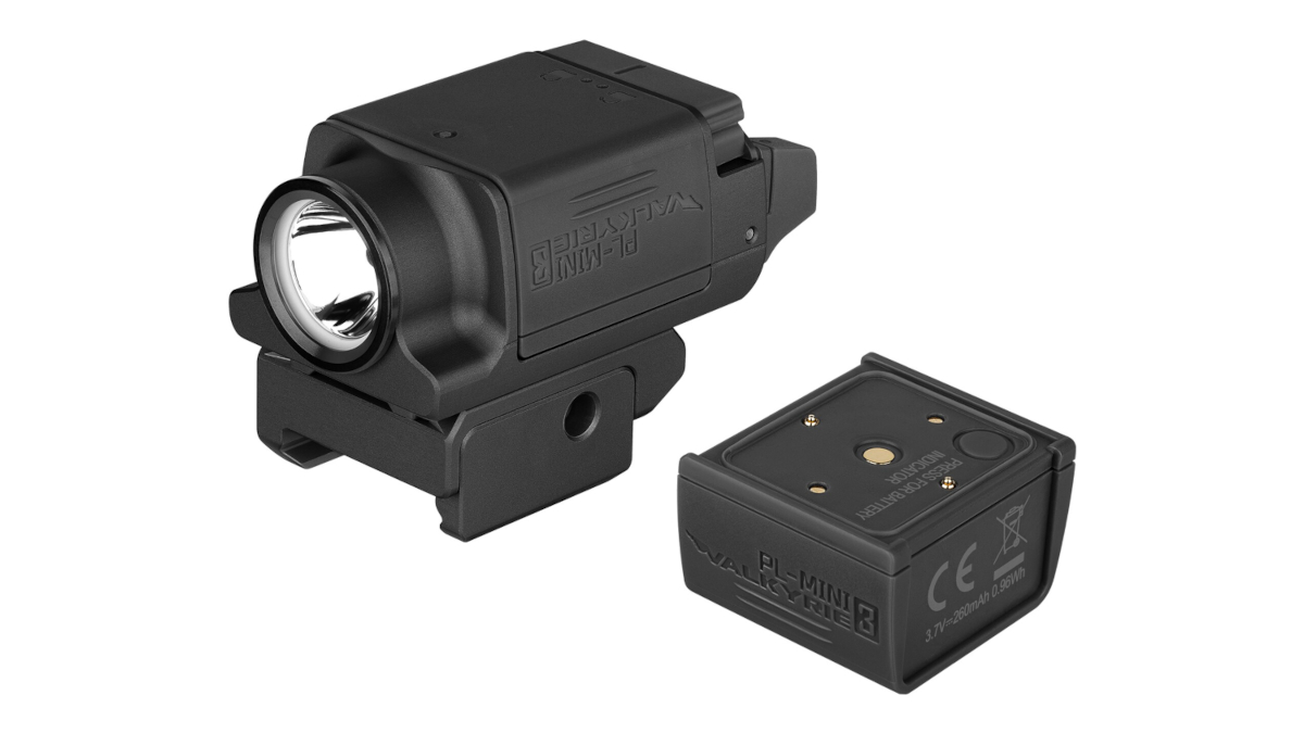 Latarka Olight PL-Mini 3 VALKYRIE Black; do pistoletu; 600 lumenów
