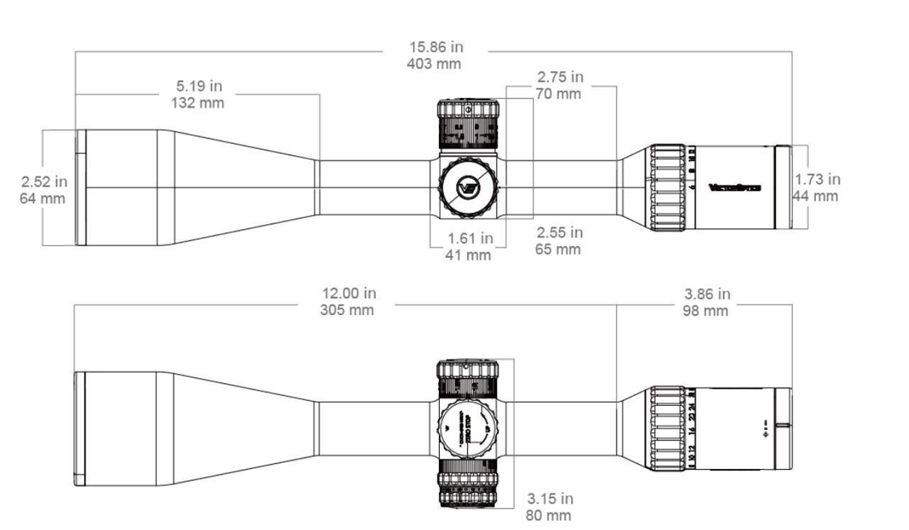 Luneta celownicza Vector Optics 6-48x56 ED 30mm SFP