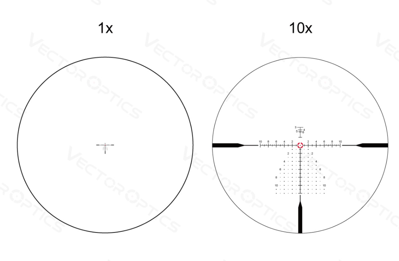 Luneta celownicza Vector Optics Continental 34mm 1-10x28 ED FFP VET-CTR