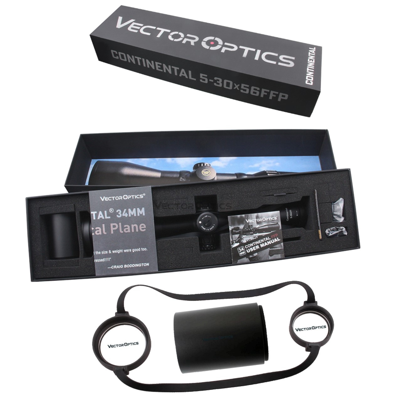 Luneta celownicza Vector Optics Continental 5-30x56 FFP 34mm VEC-MBR