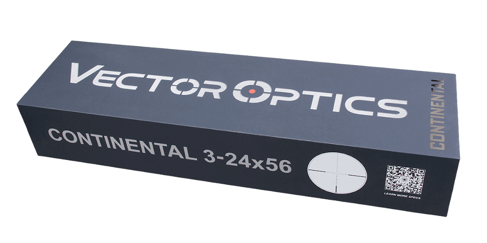 Vector Optics - luneta Continental 3-24x56 30mm SFP Tactical Zero Stop ED MRAD