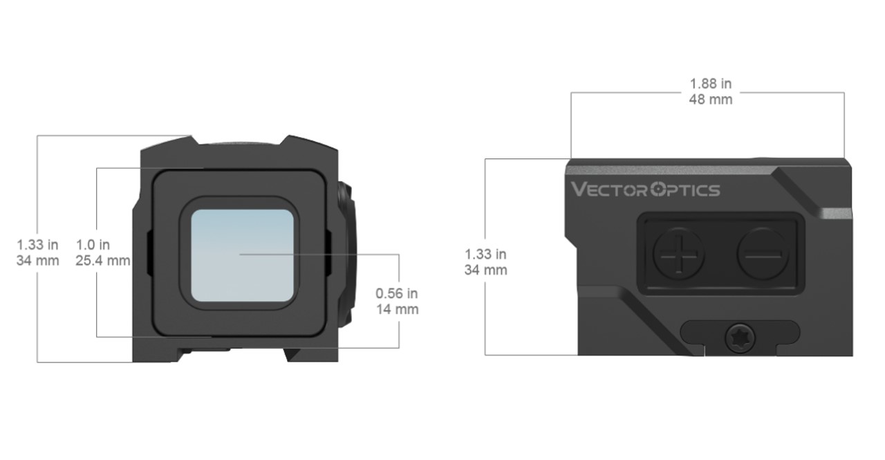 Kolimator Vector Optics Frenzy Plus 1x18x20 Solar Power Multi Recticle