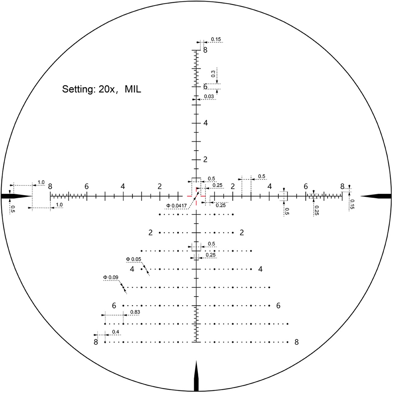 Luneta celownicza Vector Optics Tauron 3-24x56 SFP 34 mm