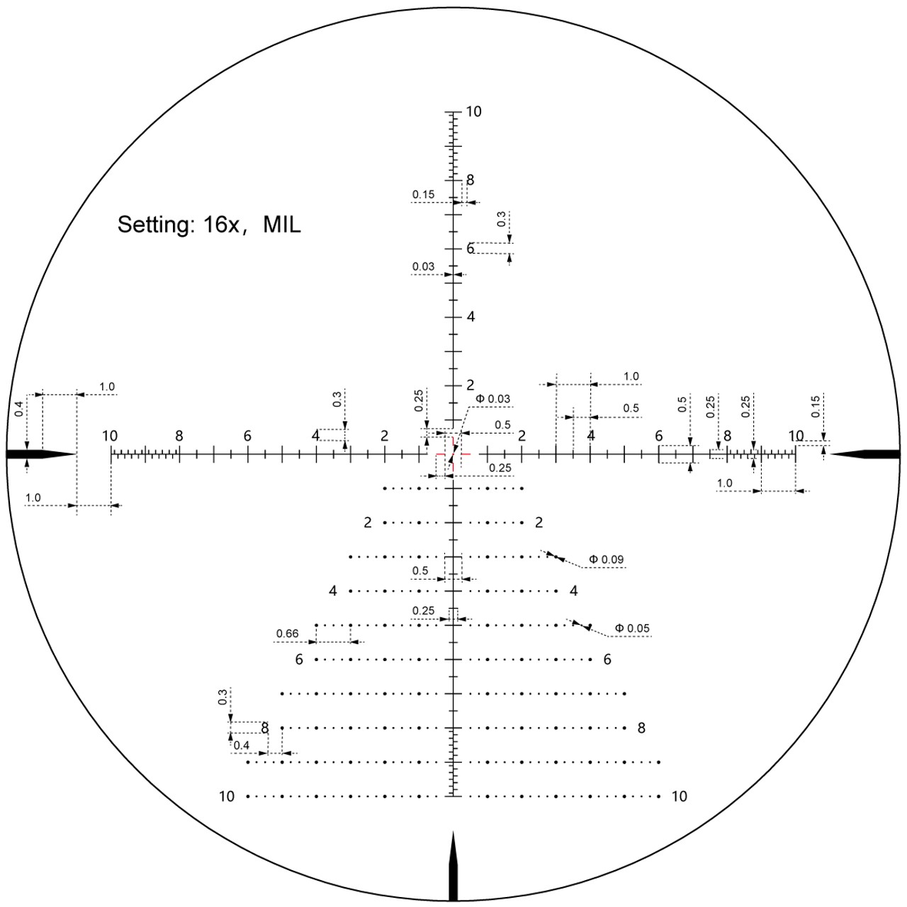 Luneta celownicza Vector Optics Tauron 4-32x56 SFP 34 mm